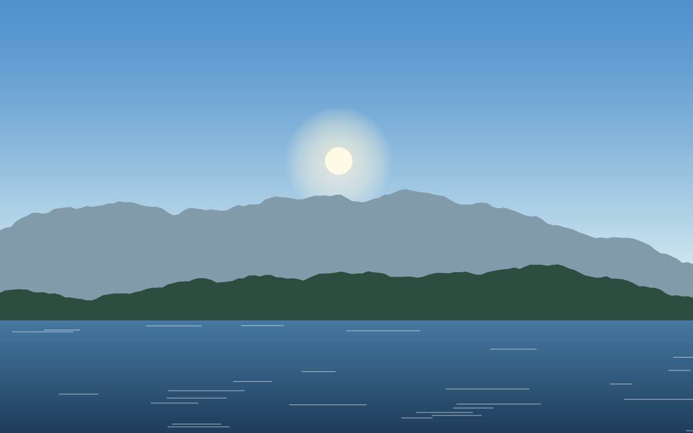 Landschaftsillustration