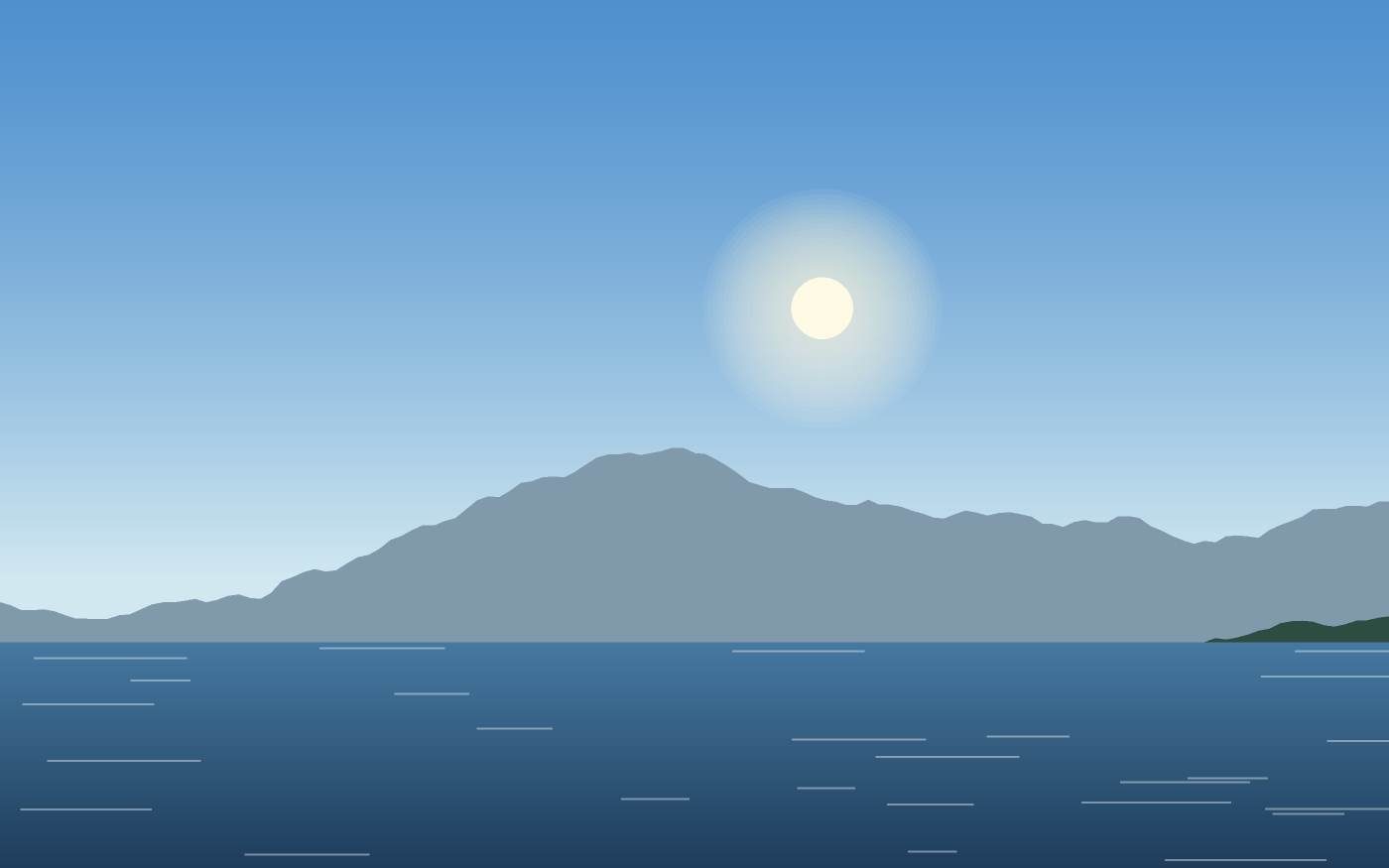 Landschapsillustratie