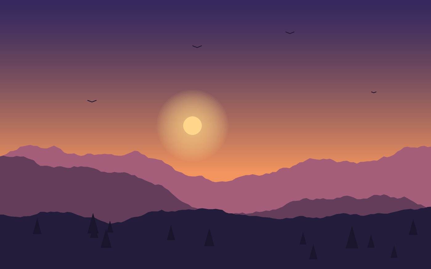 Landschapsillustratie