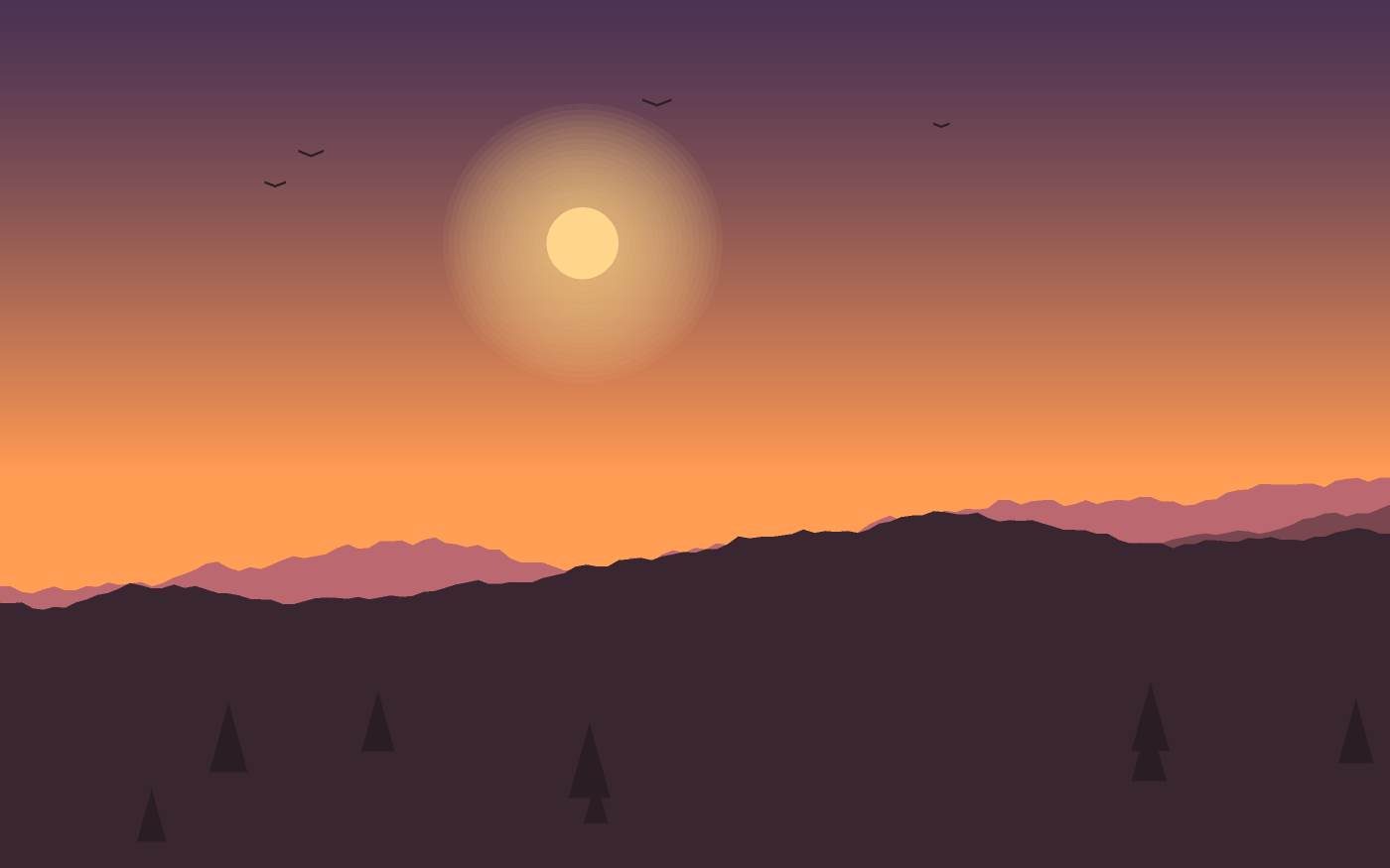 Landschaftsillustration