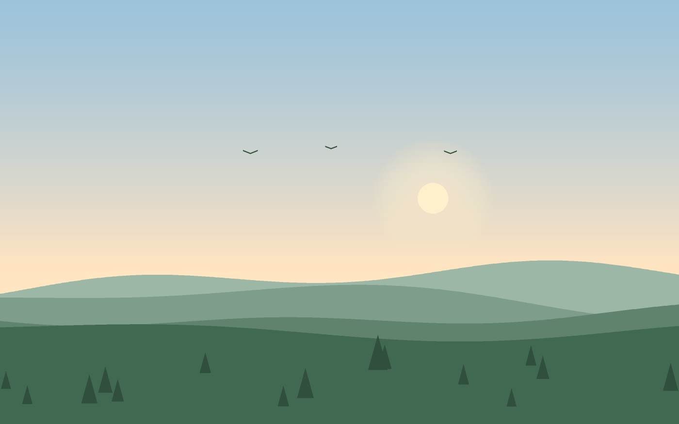 Ilustrace krajiny