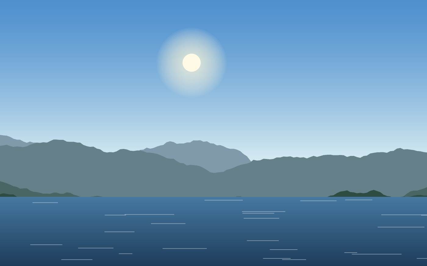 Ilustración de un paisaje