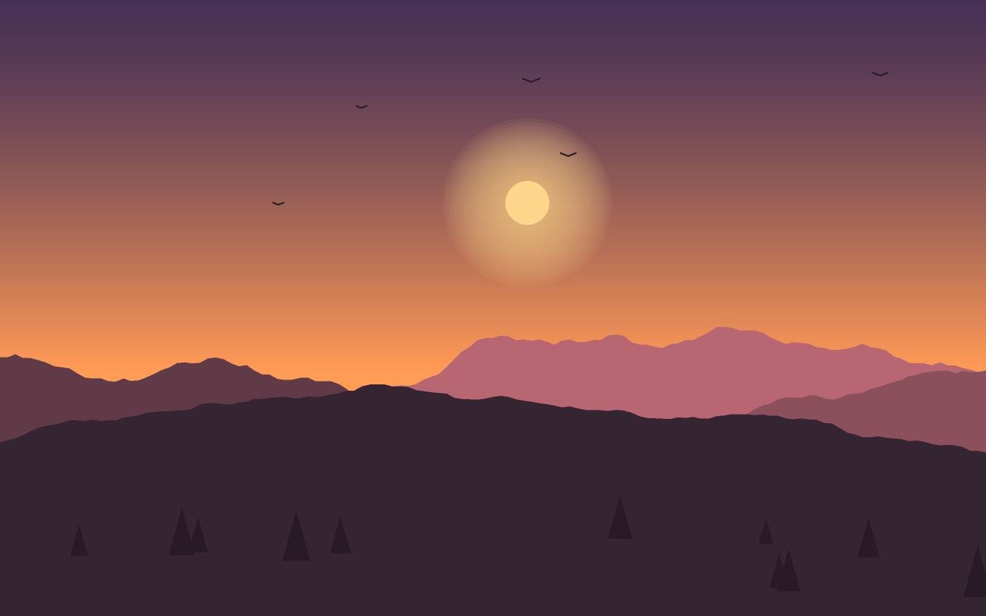 Ilustracja krajobrazu